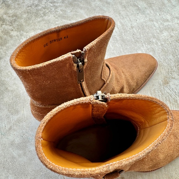 SAINT LAURENT Wyatt Harness Leather Boot Men's Size 42 - Picture 7 of 7